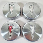 Vintage 1973-1987 Pontiac Firebird Steel Rally Wheel Center Caps Used SET/4. Fixed Price $109.99.