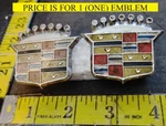 (1) Cadillac Metal Wheel Emblem 10661 4113. Fixed Price $15.00.
