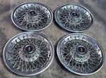 Set Of 1978-1987 Oldsmobile Cutlass Supreme Salon 14" Wire Hubcap Wheel Covers. Fixed Price $189.99.