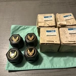 82/92 Nos Firebird Trans Am Gold Center Caps New In Boxes Set Of Four Gm. Fixed Price $84.99.