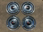 (4) 1961 Chevy Bel Air, Impala, Nomad Hubcaps, Set Of 4, Oem, Chevrolet, 14". Fixed Price $125.00.