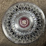 One 1986-92 Cadillac Brougham Fleetwood 15" Wire Spoke Hubcap (no Lock Or Key). Fixed Price $74.99.