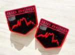 2 Red Fender Big Bend Emblem Badge Logo Ford Bronco Truck Sport Offroad 4X4. Fixed Price $31.59.