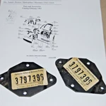 Nos Gm Corvette 63-67 Door Reinforcement Plates 3797396 Pair. Fixed Price $75.00.