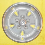 1970 Mustang Fastback Mach Grande Convertible Orig 14X7 Deep Sport Wheel Cover. Fixed Price $199.00.