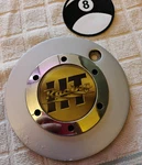 Ht Racing Pbl Gacosia Custom Alloy 5-15/16" Wheel Center Cap #AL152-02-2 On Back. Fixed Price $84.90.