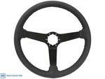 Black 14" Leather Solid 3 Spoke Steering Wheel (gm Comfort Grip Replacement). Fixed Price $198.99.