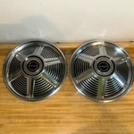1965 Ford Mustang 14" Set Of 2 Wheel Covers Nice !! Oem. Fixed Price $55.95.
