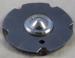 Adr Wheels Chrome / Gun Metal Custom Center Caps # 133-4. Fixed Price $69.95.