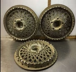 1977 1979 1980 1982 1984 1987 Chevrolet Caprice 15" Hubcaps Set Of Three (as Is). Fixed Price $79.95.
