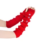 Marrywindix Cute Warmers Y2K Knitted Star Cover Standard, Red. Fixed Price $13.13.