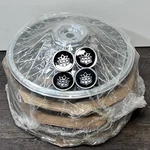 Dycrest Brand 13" Wire Hubcaps Fits 1980-1989 Gm Front Wheel Drive Cars New Set. Fixed Price $199.99.