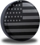 14"FOR Tire Diameter 23.6"-27"/60-69CM, Grey American Flag. Fixed Price $23.23.