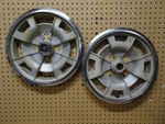 (2) 1977-1978 Datsun 280Z 14" Hubcaps Wheel Cover 53010. Fixed Price $39.95.