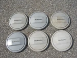 Factory Original 1985 1986 Subaru Gl Twist On Center Hubcaps. Fixed Price $26.40.