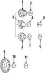 Genuine Gm Hub Cap 15550419. Fixed Price $36.39.