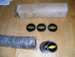 Gm Nos Chevy Truck Lug 15" Rally Wheel Center Cap Inserts (4) X 8 7. Fixed Price $50.00.