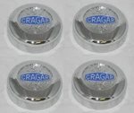 4 Deal Cragar S/s Chrome Blue Wheel Rim Center Caps 09090 06060 Set New. Fixed Price $99.95.