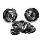 1968-1982 C3 Corvette Rally Wheel Center Caps Set 4 Chrome 3925801. Fixed Price $309.95.