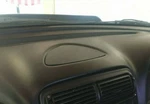 Dash Clock Delete Panel, 94-04 Ford Mustang SN-95 V6 Gt Cobra, Black Abs Crinkle. Fixed Price $19.95.
