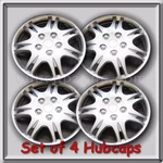 15" Silver Mitsubishi Galant Hubcaps 2002-2003 Replacement Wheel Covers Set Of 4. Fixed Price $120.00.