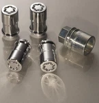 Chrome Plated Secure Safety Wheel Locking Nuts For Exposed Lugs 4PC Set W/ Key. Fixed Price $70.00.