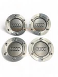 (4) Grey Alloy Wheel Center Caps Rim Hub For Audi 8N0601165A 146MM. Fixed Price $98.99.