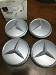Original New Set Of 4 Mercedes Bundt Wheel Center Caps R107 W115 W116 W123 W126. Fixed Price $179.99.
