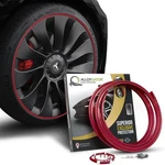 Alloygator Dark Red Rim Protector For Car Up 24 Inch Wheels,. Fixed Price $148.98.