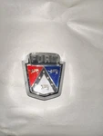 1950-56 Ford Crest Logo Emblem & Bezel Hood Trunk. Fixed Price $44.99.
