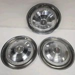 Set Of 3 1974-76 Pontiac Lemans Firebird 14INCH Stainless Steel Hub Caps Oem Gm. Fixed Price $68.50.