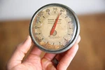 Vintage Gm Auto Dash Thermometer Chrysler Plymouth Car Accessory Rat Hot Rod. Fixed Price $227.50.