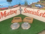 Nos 1967 1968 1969 Ford Mustang Gta Grande Orig 14" Wire Wheel Cover Hub Cap. Fixed Price $525.00.