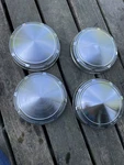 (4) Mopar Dog Dish Hub Caps 69-71 Plymouth Road Runner Cuda Gtx Valiant Duster. Fixed Price $150.00.