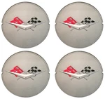 New 4-PC Trim Parts Silver Spinner Emblem Set For 1959-1960 Chevy Full Size Cars. Fixed Price $199.99.