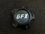 Gfx G-fx Wheels Matte Black Center E066-5H-CAP / E066-5H-XG. Fixed Price $39.99.