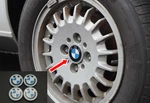 New Bmw E30 14IN Center Hub Set X4 Caps 325I 325E 318I. Fixed Price $49.99.