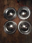 1956 Plymouth 15" Hubcaps. Nice Oem Ph Wc. Fixed Price $166.50.