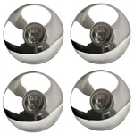Empi 10-1072 Vw Bug 4 Lug Chrome Castle Type Hub Cap 1968-77, Set Of. Fixed Price $131.94.