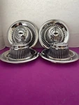 Chevrolet Derby Center Caps Corvette Rally Wheels 14",15" Gm Licensed, Metal. Fixed Price $180.00.