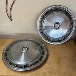 1977 79 Chrysler Lebaron Deluxe 15" Hubcaps Pair Of Oem Wheel Covers. Fixed Price $60.18.