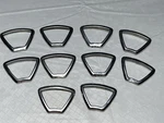 Oldsmobile Cutlass 442 1978-88 GM1 Rally Wheels Stainless Trim Inserts Lot Of 10. Fixed Price $59.99.