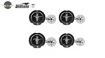 1970 1971 1972 1973 Ford Mustang Simulated Hub Cap Emblems Set Of 4. Fixed Price $89.99.
