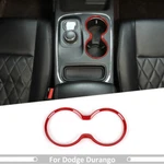 Red Center Console Gear Shift Cup Holder Cover For Dodge Durango 11+ Accessories. Fixed Price $14.85.