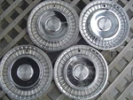 1958-58 Lincoln Premier Capri Hubcaps Wheel Covers Rims Ford Mercury Center. Fixed Price $287.50.