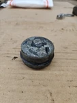 Gm 1963-1968 Corvette Front Wheel Bearing Grease Cap Dimple, Original W/dents. Fixed Price $6.95.