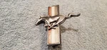 1971 1972 1973 Ford Mustang Mach Grille Pony Emblem Badge Fomoco D1ZB-8B369AA. Fixed Price $11.00.