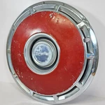 One 1975-1976 Chevrolet 15" Hubcap / Wheel Cover Landau Option # 3071 Red. Fixed Price $29.99.
