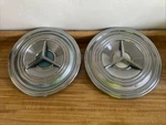1959 Oldsmobile 88 98 Spinner Hubcaps Oem Gm Set Of 2 Good Used Original. Fixed Price $74.95.