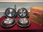 Nos 69-71 Oldsmobile 14" Deluxe Hubcaps / Wheelcovers Gm 983193 Cutlass. Fixed Price $719.99.